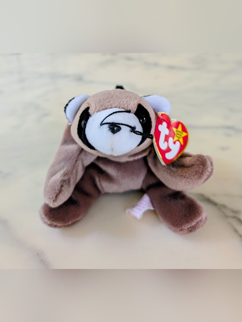 NWT. VTG 1995 Ty Classics Collection "Ringo" Ty Beanie Original Baby Plush Sloth
